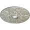 Ekena Millwork Norwich Ceiling Medallion (Fits Canopies up to 4 1/2"), 18"OD x 3 1/2"ID x 1 3/8"P, Flash Copper CM18NOFCS - alternate 2